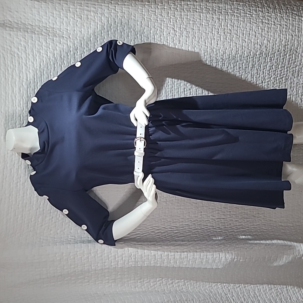 Navy Dress- Pun Intended